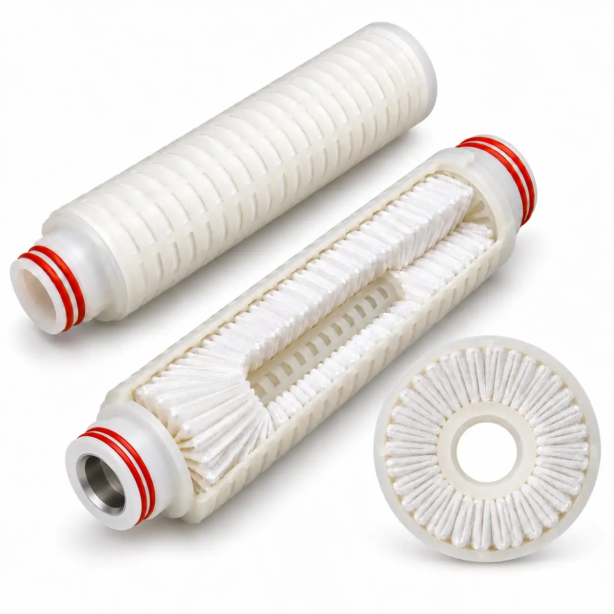 Nylon pleated filter cartridge