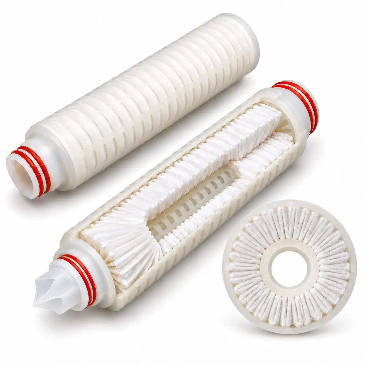 PTFE pleated filter cartridge